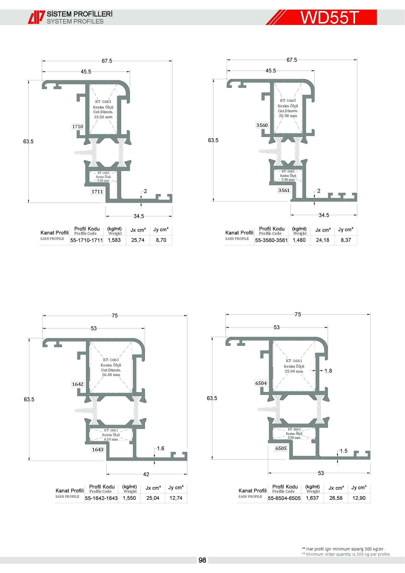 S 55 Yalıtımlı Alüminyum 26